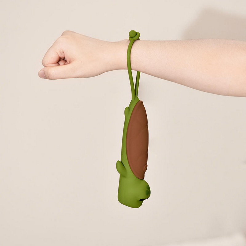 Torcia a forma di tartaruga in silicone ricaricabile con USB incluso